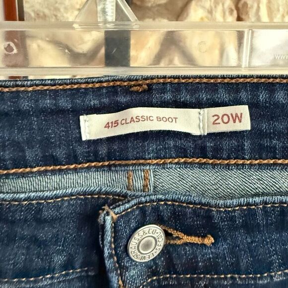 Levi’s womens plus 415 classic boot denim 20W - Picture 3 of 9